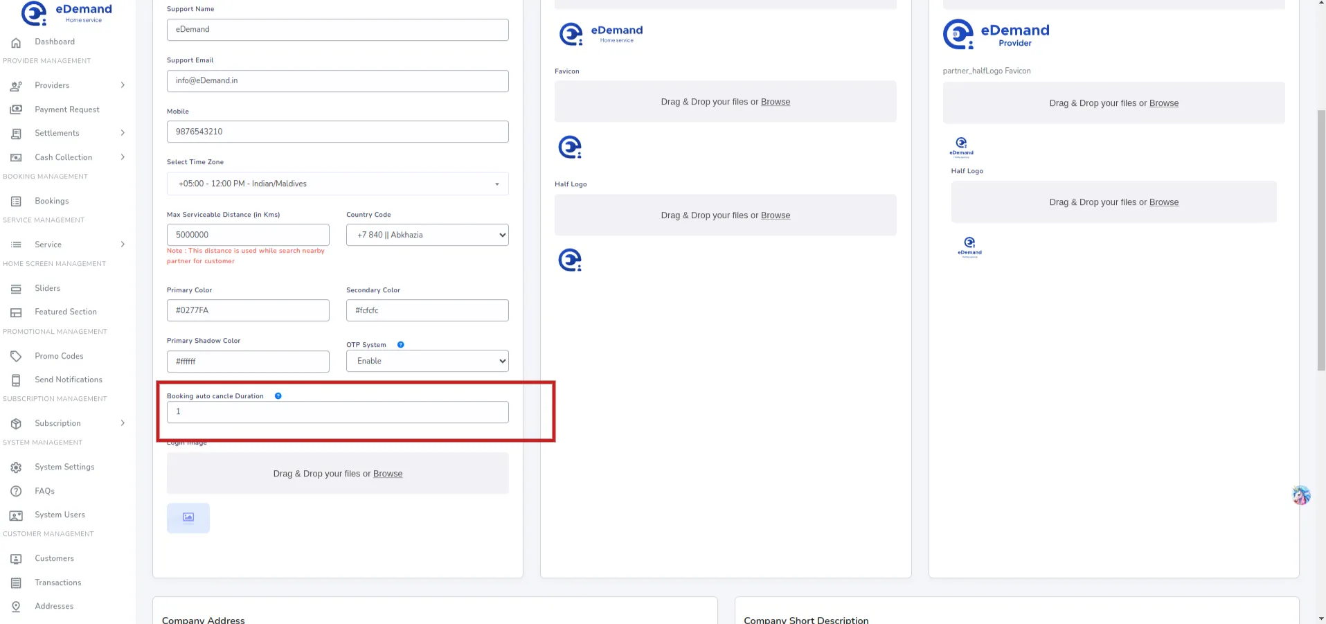Admin Booking Cancel