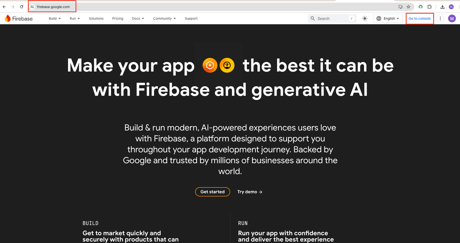 firebase-console