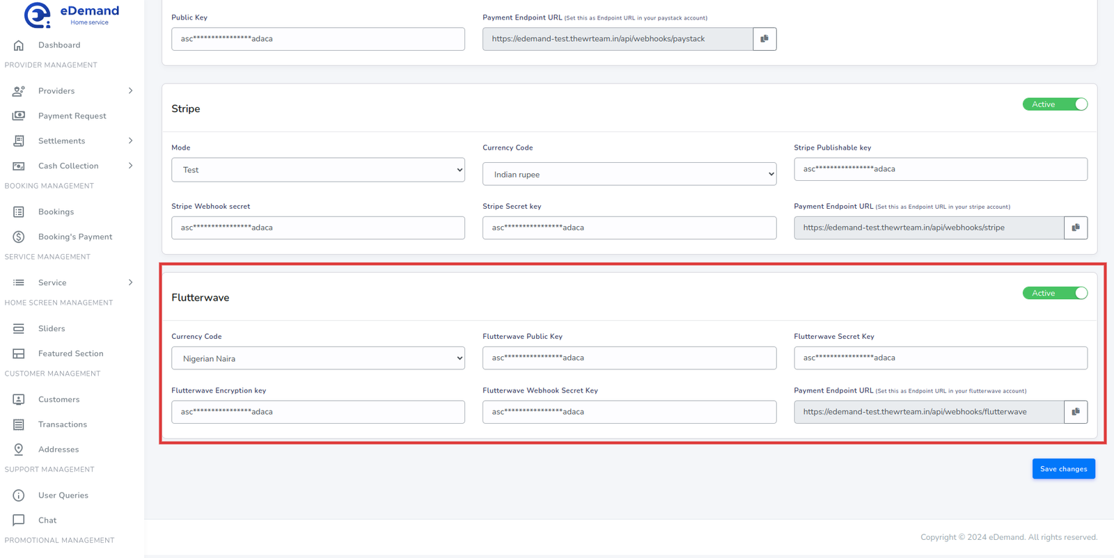 Flutterwave Payment Gateway