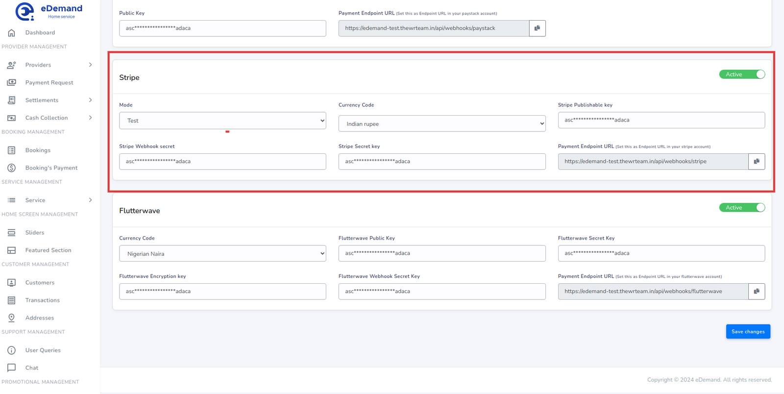 Stripe Payment Gateway