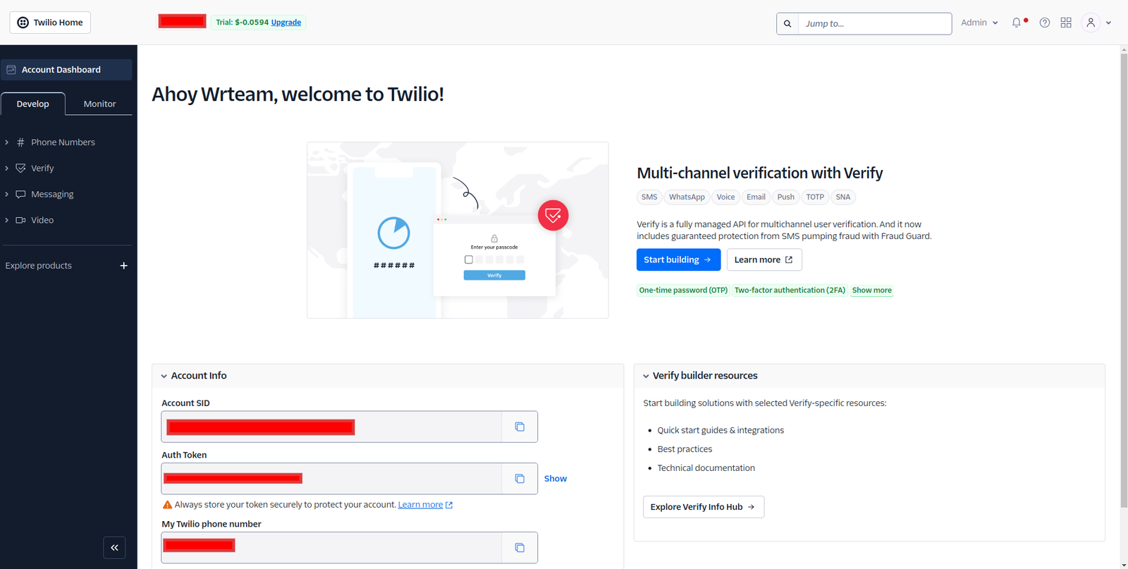 Twilio Account SID